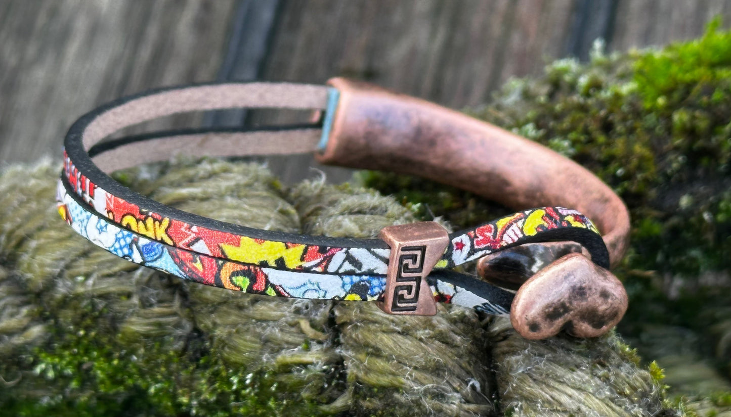 Half Heart (3mm Flat Leather)