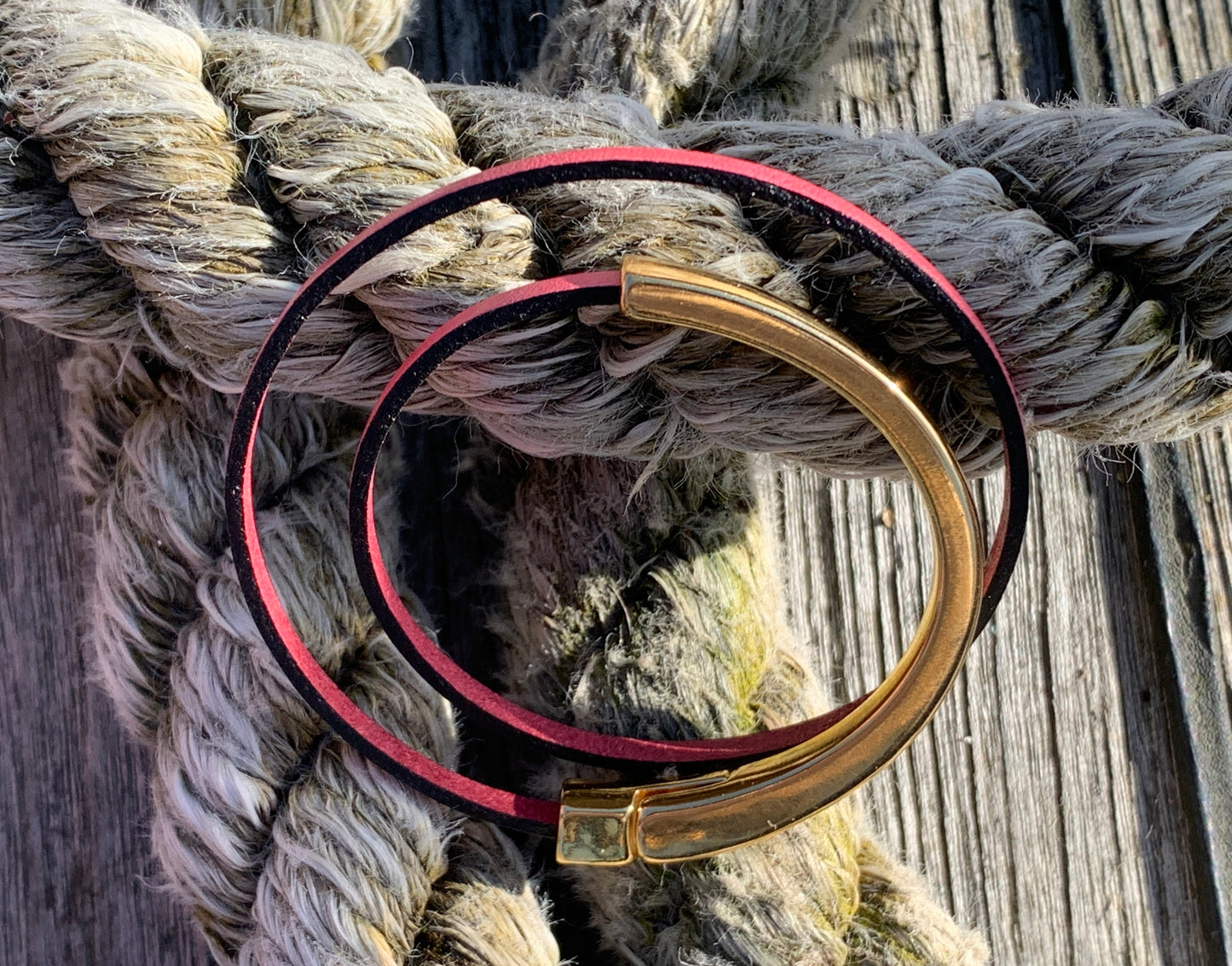 SPLIT CUFF 3mm FLAT (Double loop)