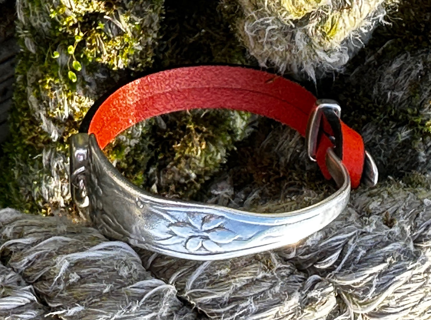 Half Spoon Pewter Bracelet
