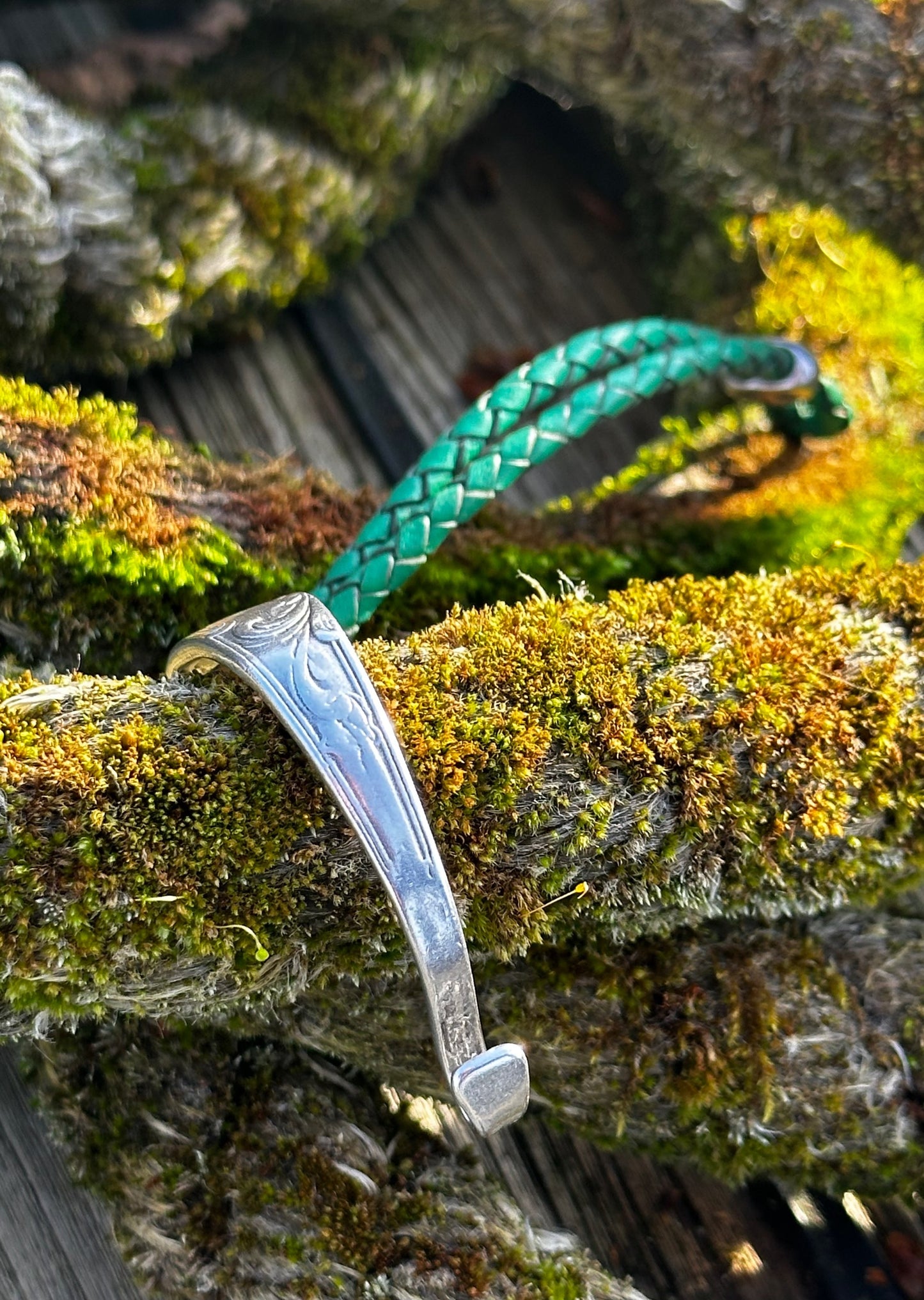 Half Spoon Pewter Bracelet