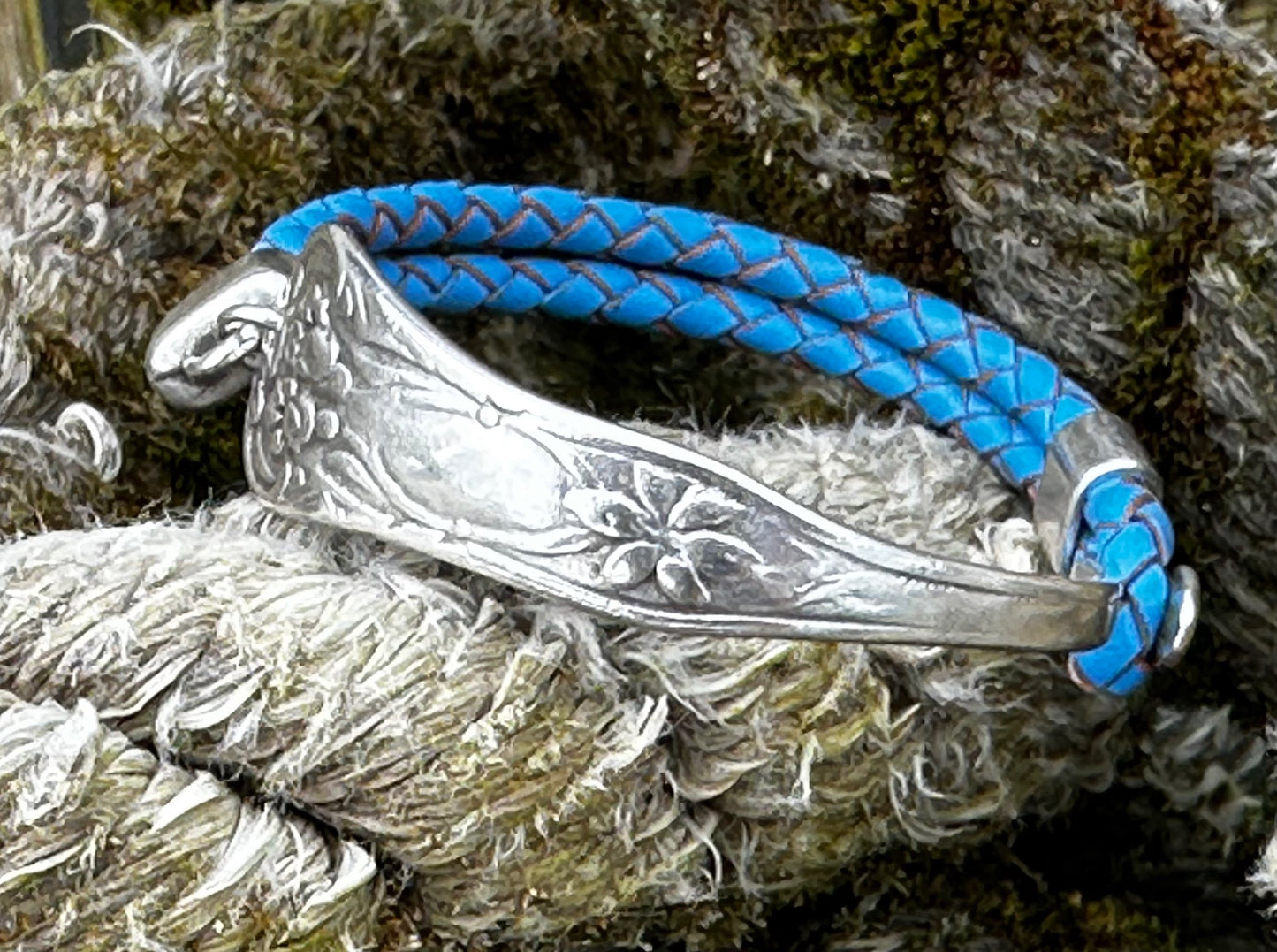 Half Spoon Pewter Bracelet