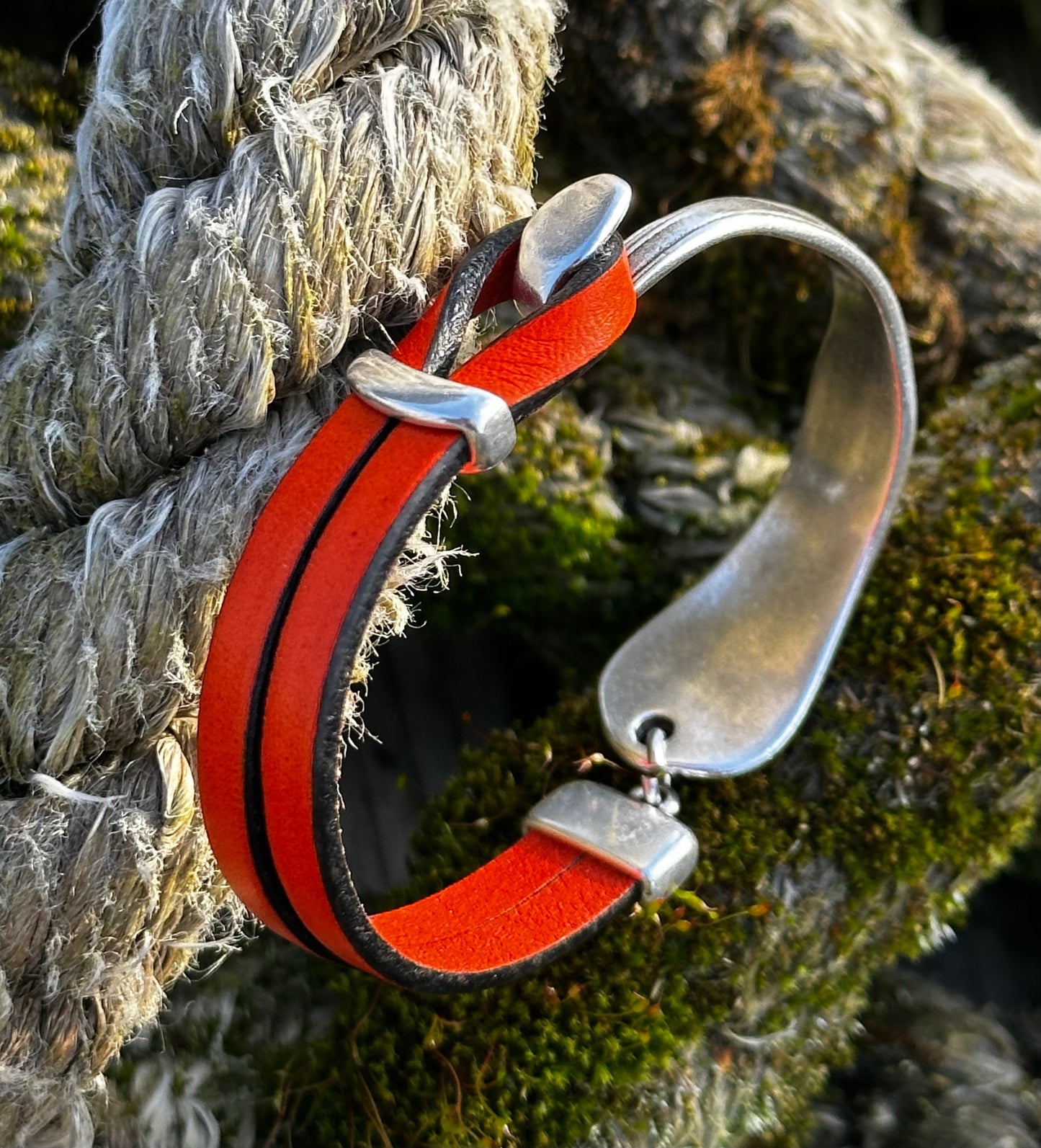 Half Spoon Pewter Bracelet