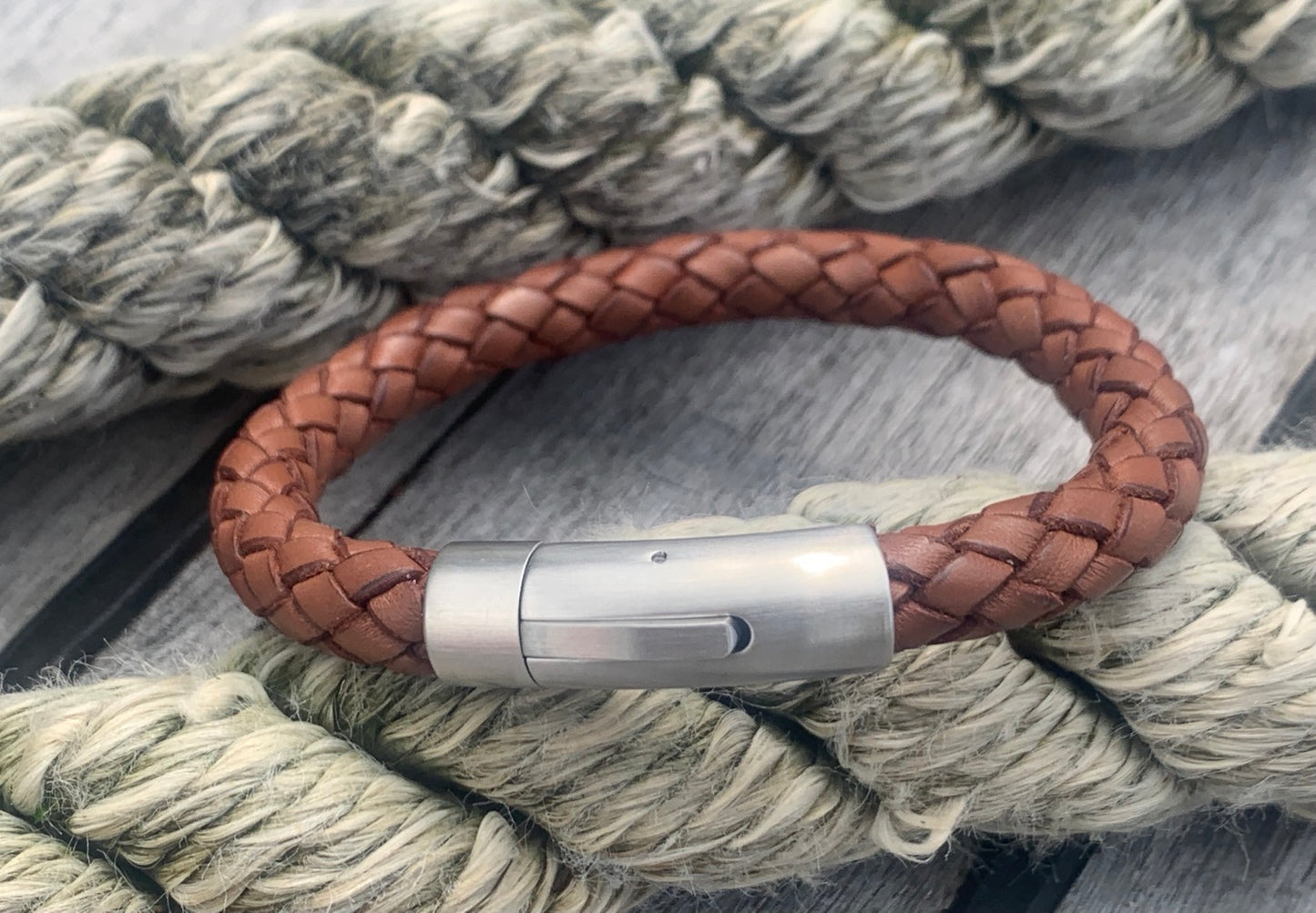 8mm Bolo Braided Bracelet