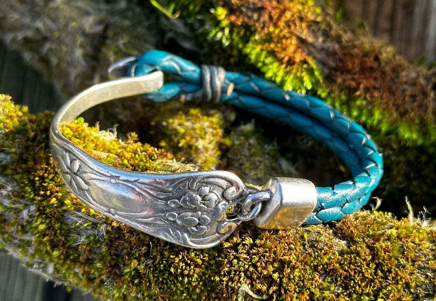Half Spoon Pewter Bracelet