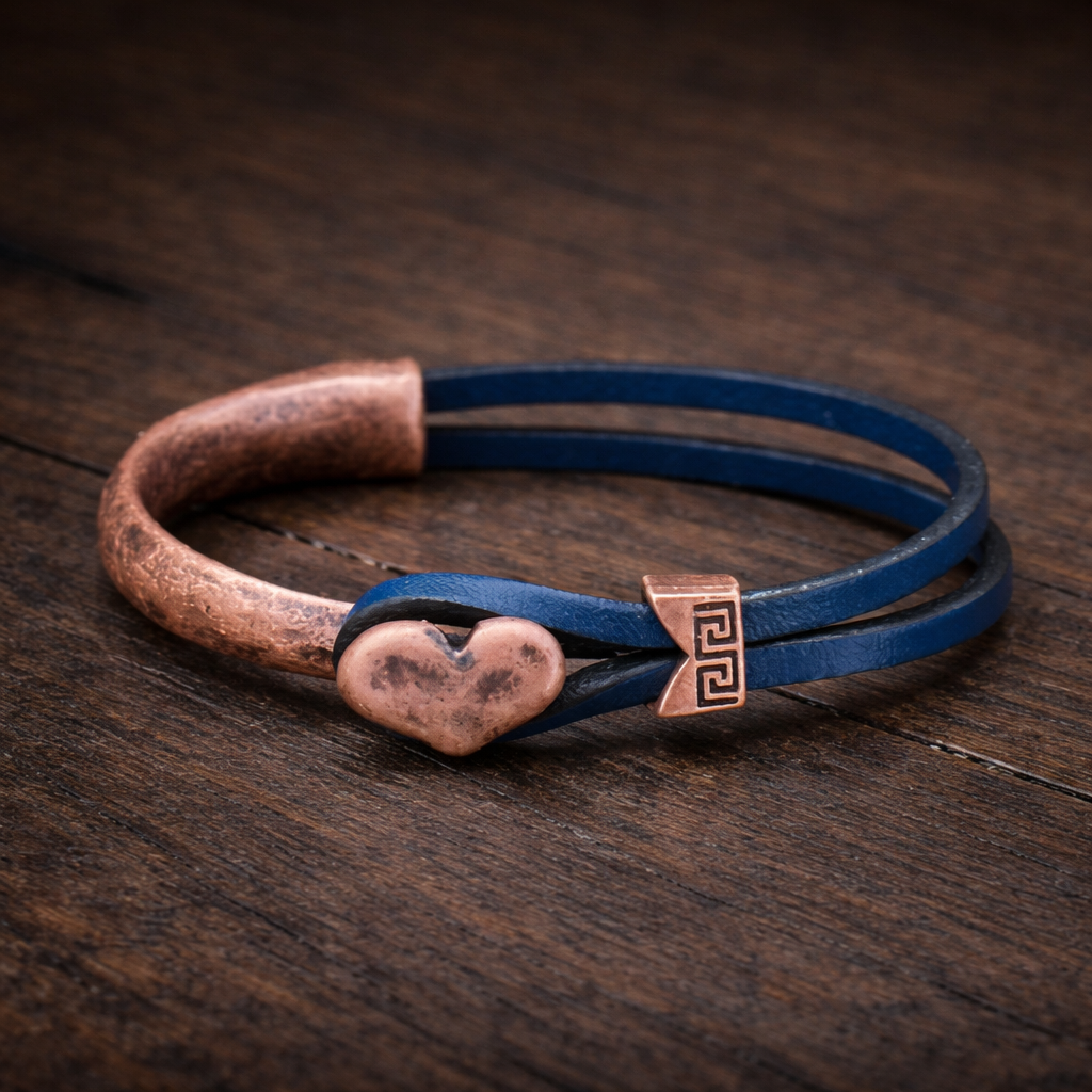 Half Heart (3mm Flat Leather)