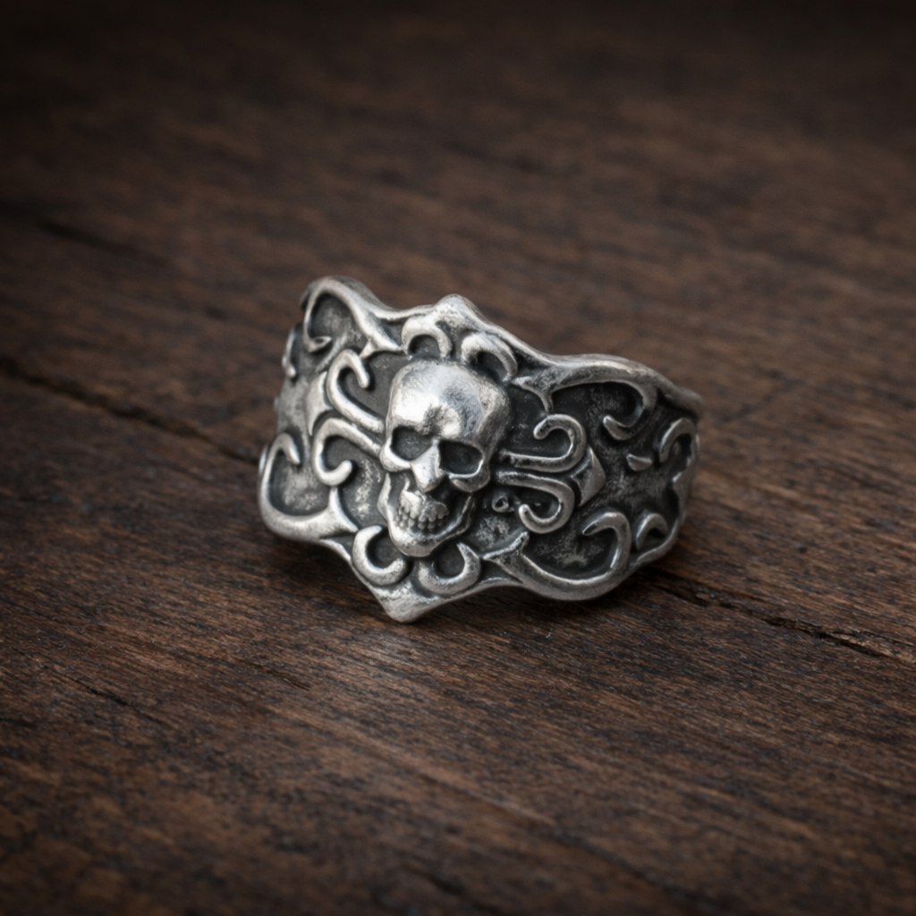 Skull Ring (Pewter)
