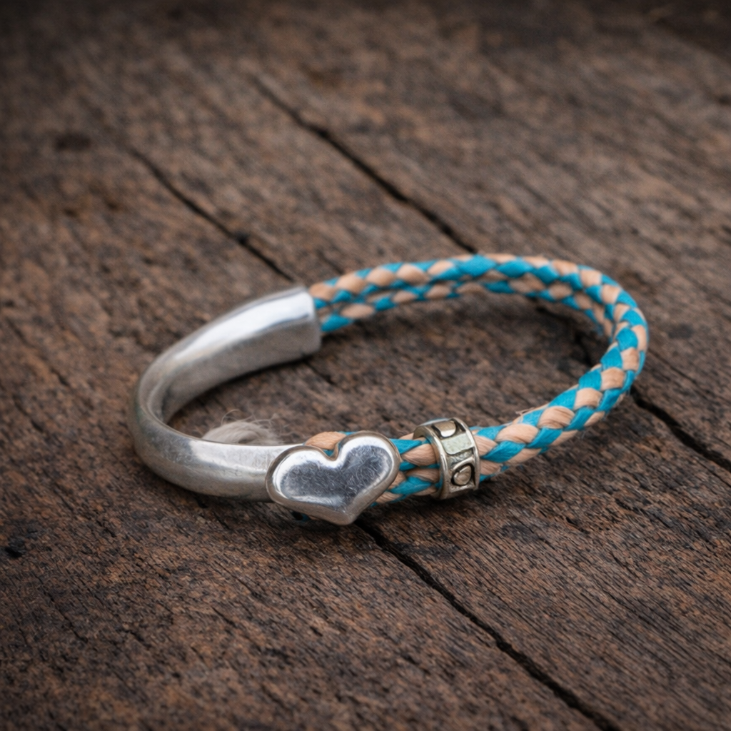 Half Heart (Round Leather)