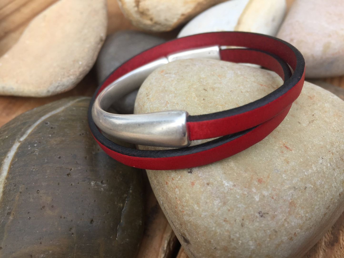 SPLIT CUFF 5mm FLAT (Double loop)