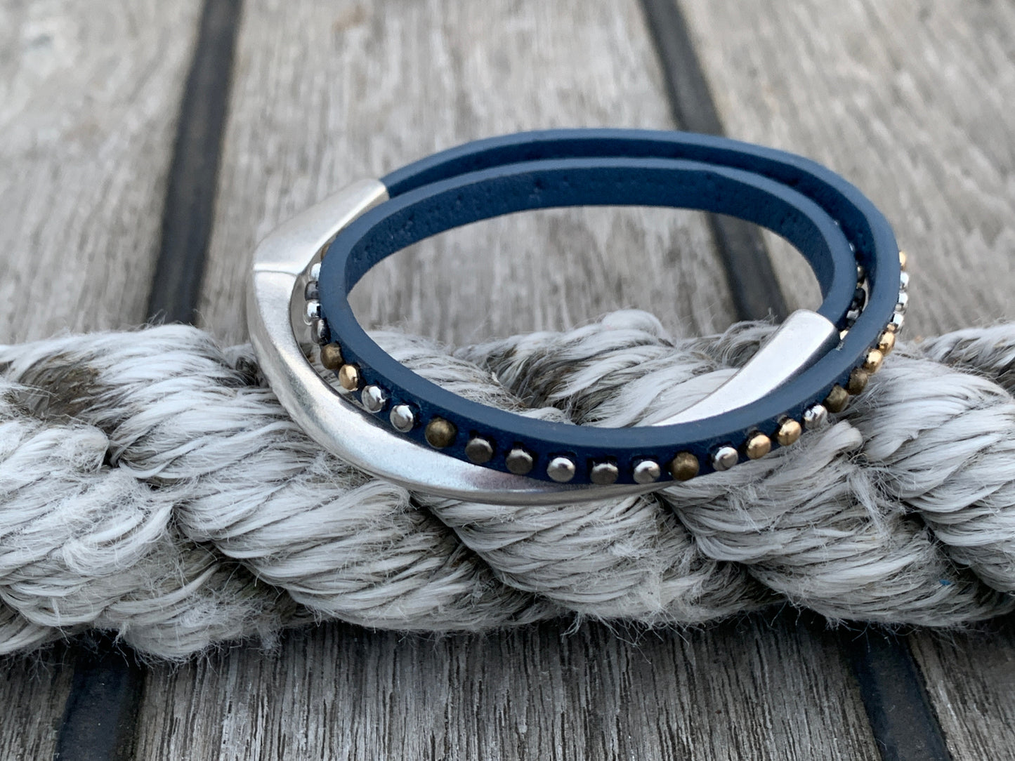 SPLIT CUFF 5mm FLAT (Double loop)